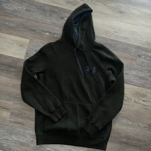 forest green Under Armour hoodie size small loose